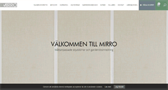 Desktop Screenshot of mirro.se